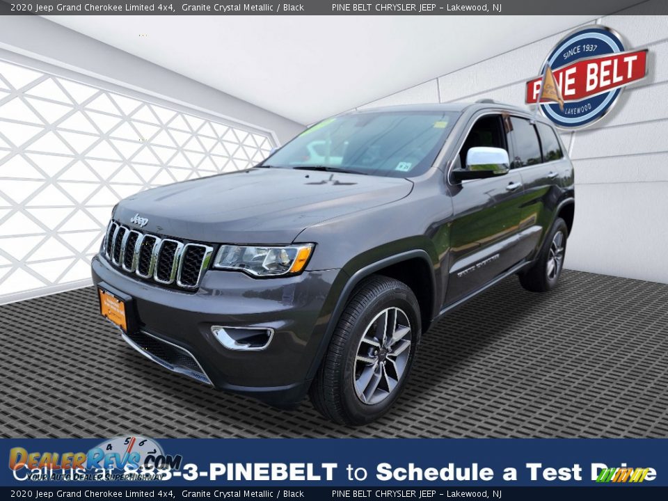 2020 Jeep Grand Cherokee Limited 4x4 Granite Crystal Metallic / Black Photo #1