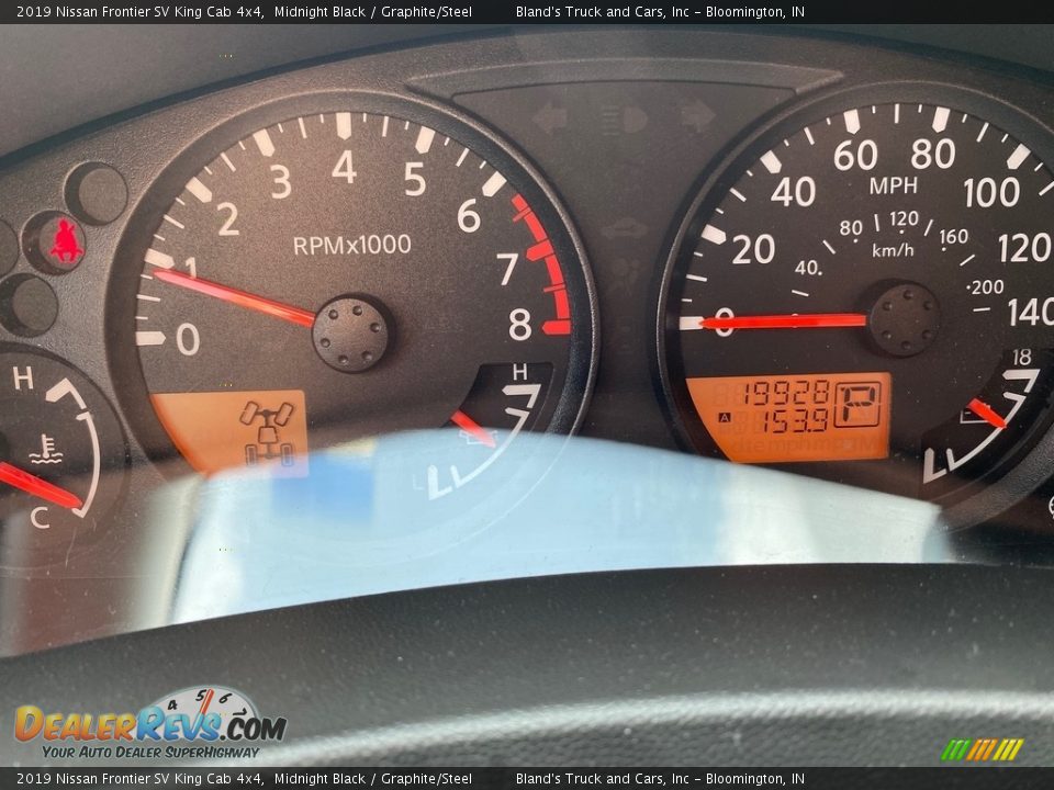 2019 Nissan Frontier SV King Cab 4x4 Gauges Photo #20