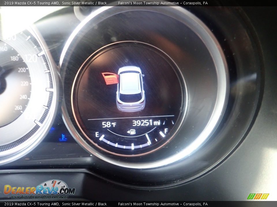 2019 Mazda CX-5 Touring AWD Sonic Silver Metallic / Black Photo #27