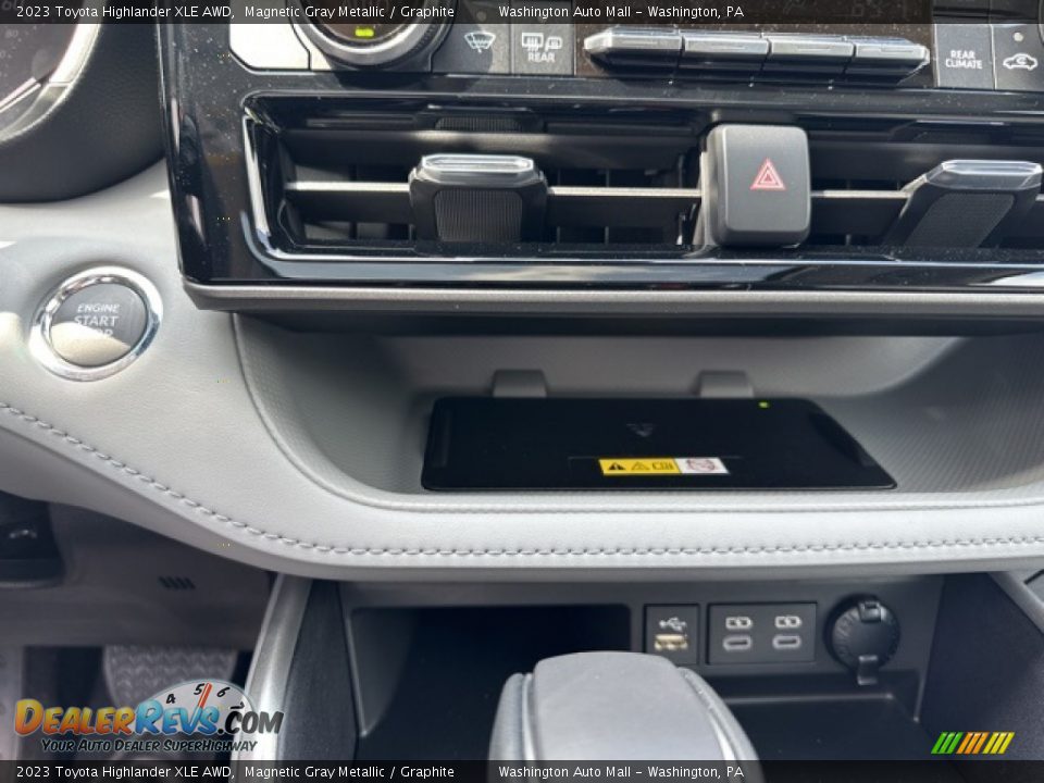 2023 Toyota Highlander XLE AWD Magnetic Gray Metallic / Graphite Photo #14