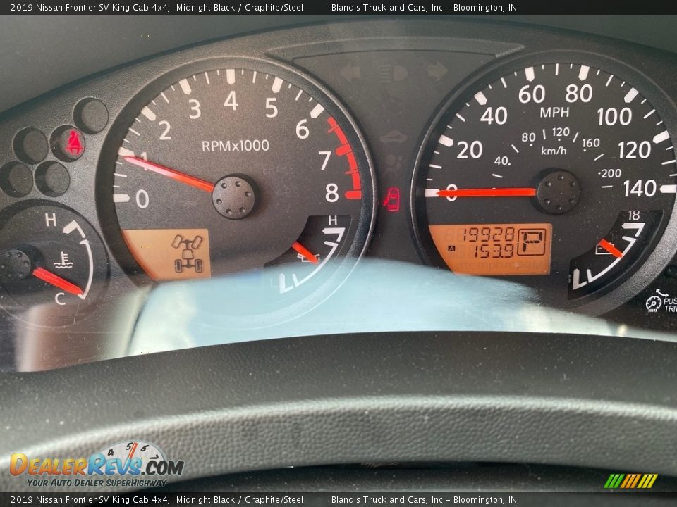 2019 Nissan Frontier SV King Cab 4x4 Gauges Photo #30