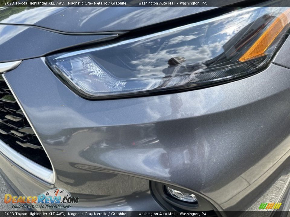 2023 Toyota Highlander XLE AWD Magnetic Gray Metallic / Graphite Photo #23