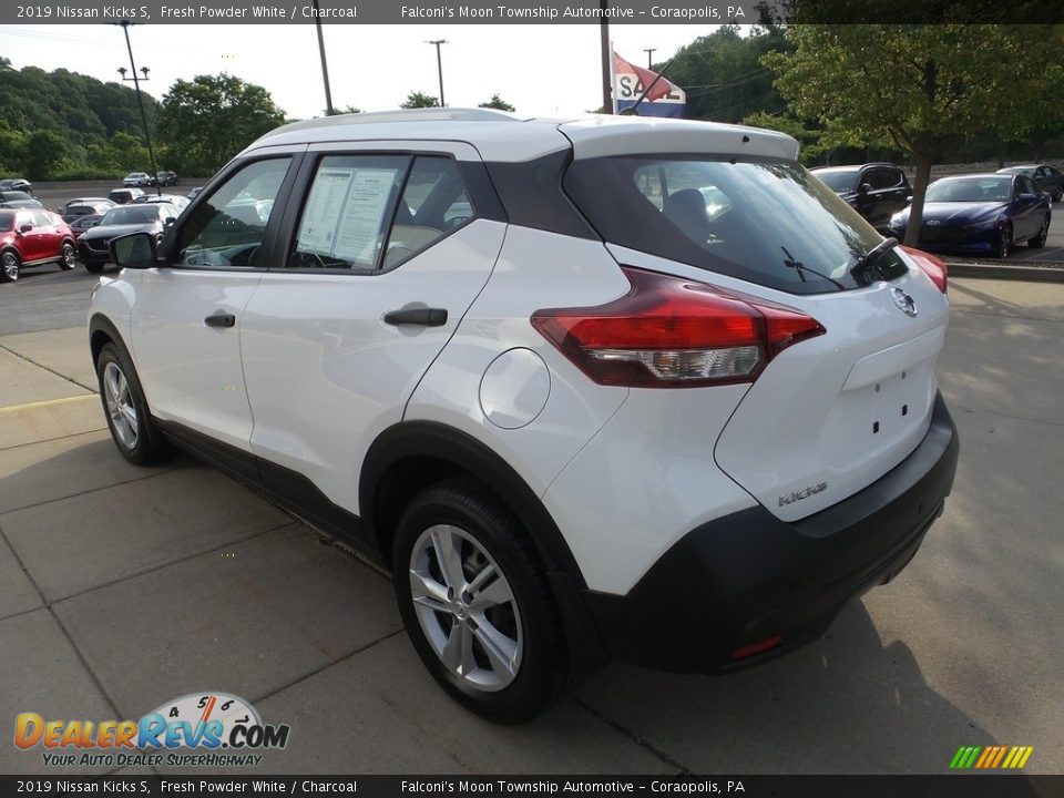 2019 Nissan Kicks S Fresh Powder White / Charcoal Photo #5