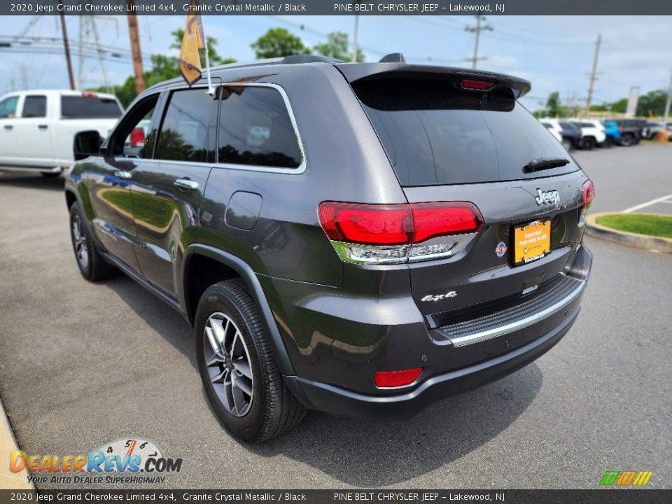 2020 Jeep Grand Cherokee Limited 4x4 Granite Crystal Metallic / Black Photo #19