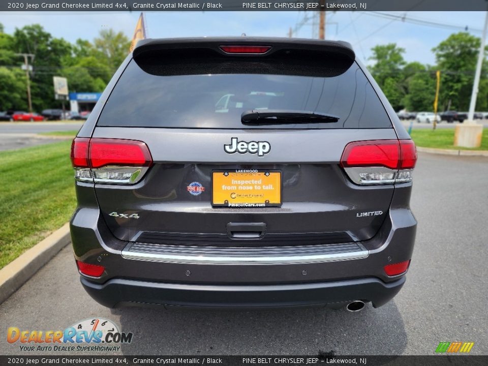 2020 Jeep Grand Cherokee Limited 4x4 Granite Crystal Metallic / Black Photo #20