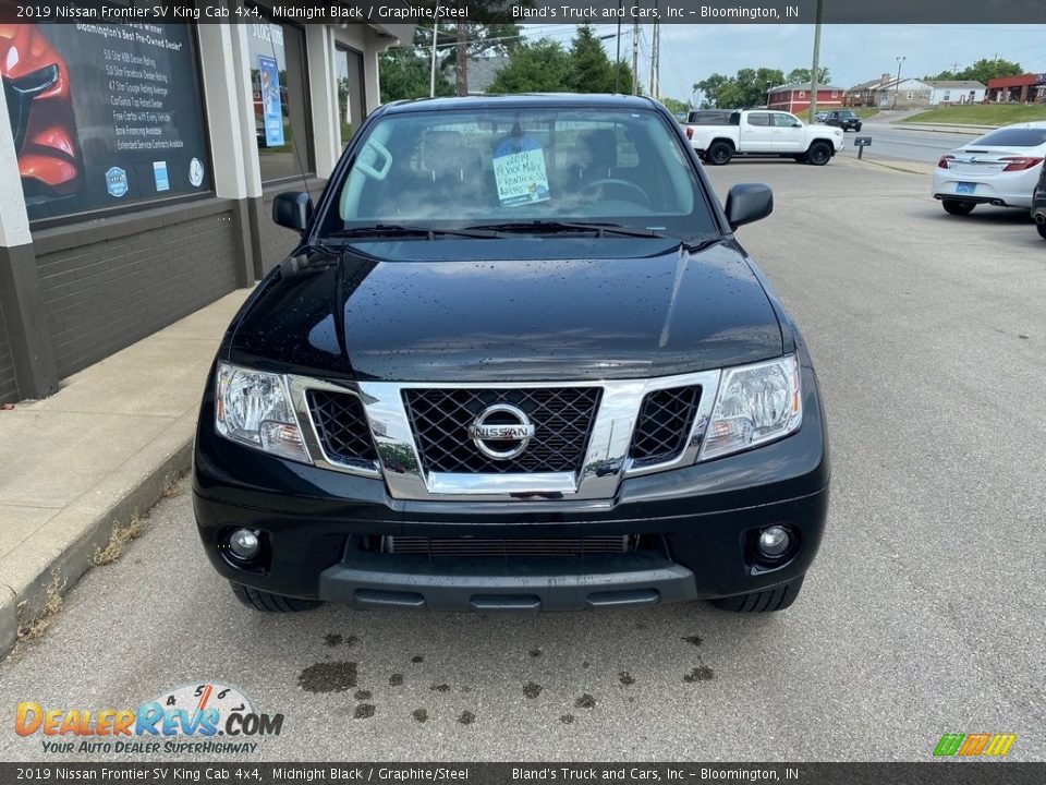 2019 Nissan Frontier SV King Cab 4x4 Midnight Black / Graphite/Steel Photo #34