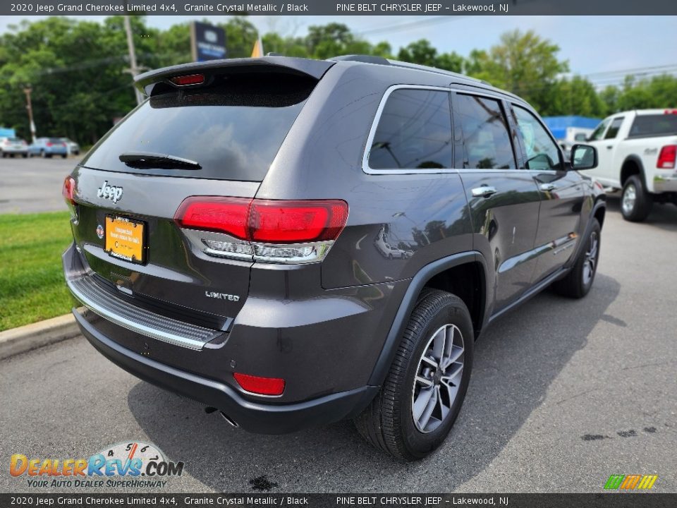 2020 Jeep Grand Cherokee Limited 4x4 Granite Crystal Metallic / Black Photo #21