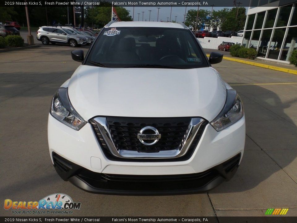 2019 Nissan Kicks S Fresh Powder White / Charcoal Photo #8