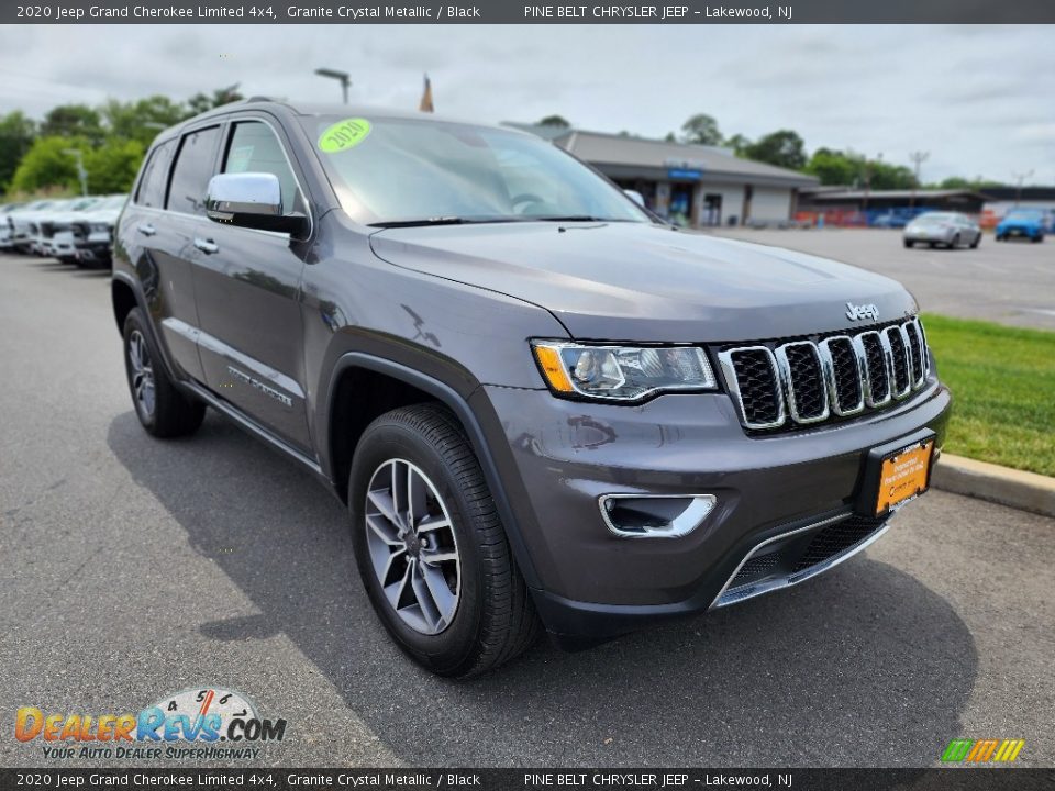 2020 Jeep Grand Cherokee Limited 4x4 Granite Crystal Metallic / Black Photo #23