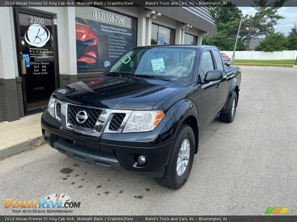 2019 Nissan Frontier SV King Cab 4x4 Midnight Black / Graphite/Steel Photo #36