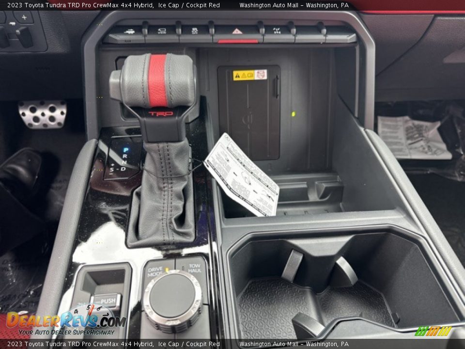 2023 Toyota Tundra TRD Pro CrewMax 4x4 Hybrid Ice Cap / Cockpit Red Photo #13