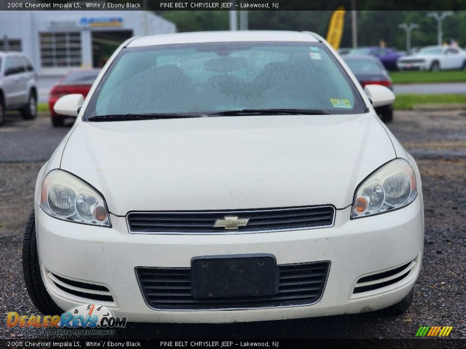 2008 Chevrolet Impala LS White / Ebony Black Photo #2