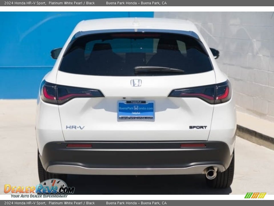 2024 Honda HR-V Sport Platinum White Pearl / Black Photo #7