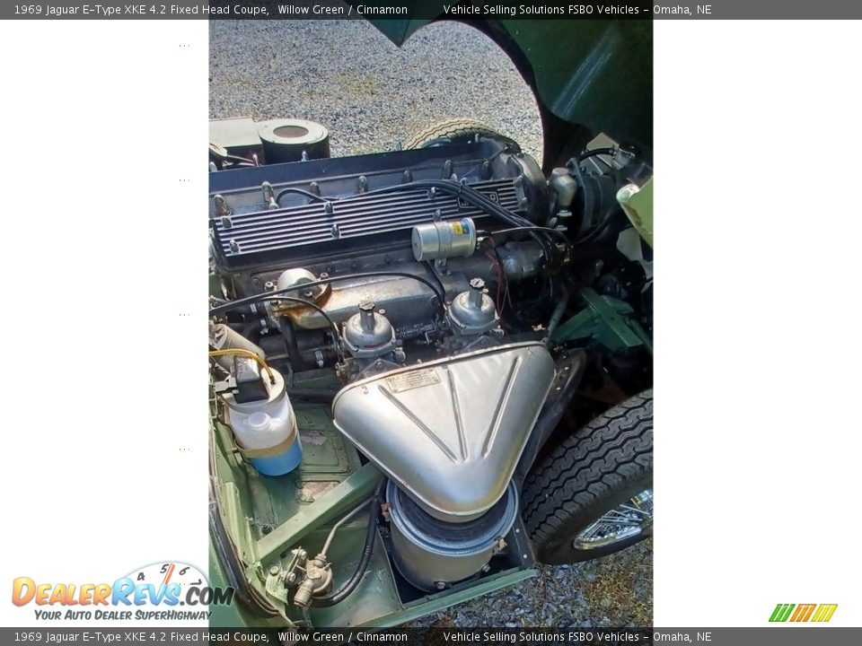 1969 Jaguar E-Type XKE 4.2 Fixed Head Coupe 4.2 Liter DOHC 12-Valve XK Inline 6 Cylinder Engine Photo #25