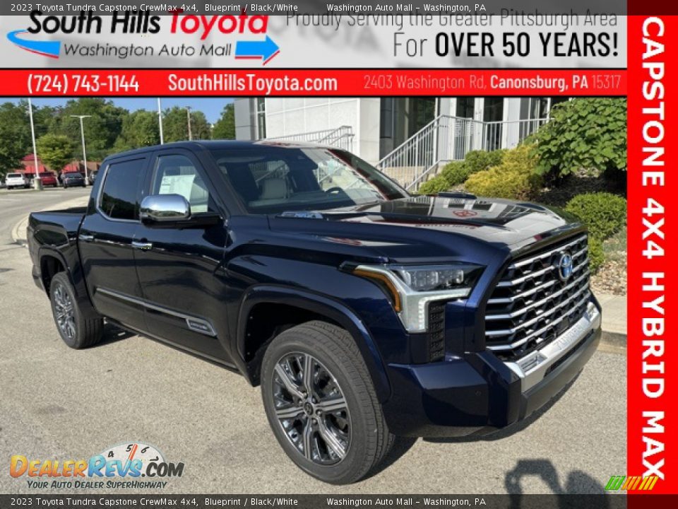 2023 Toyota Tundra Capstone CrewMax 4x4 Blueprint / Black/White Photo #1