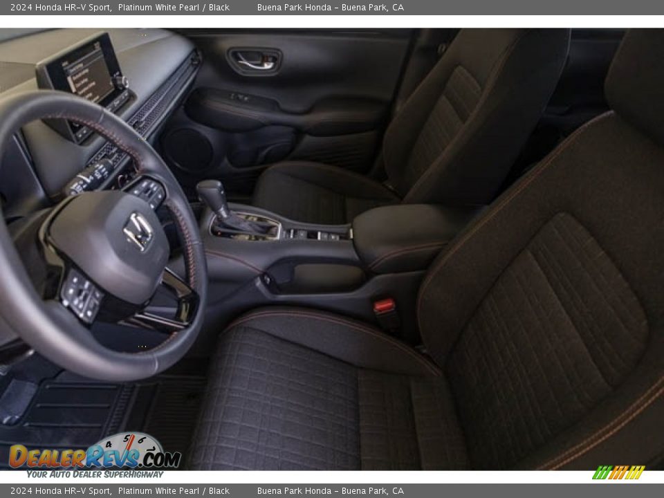 Black Interior - 2024 Honda HR-V Sport Photo #17