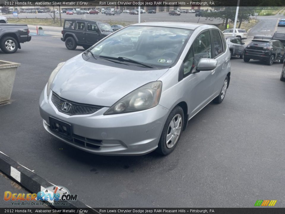 2012 Honda Fit Alabaster Silver Metallic / Gray Photo #1