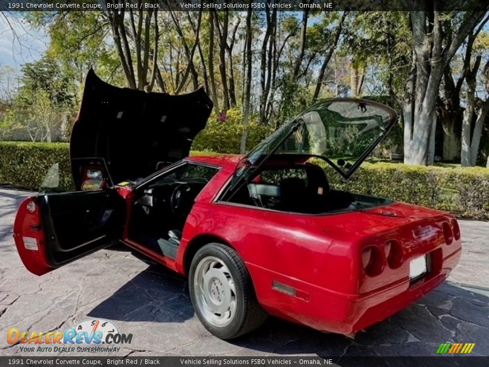 1991 Chevrolet Corvette Coupe Bright Red / Black Photo #11