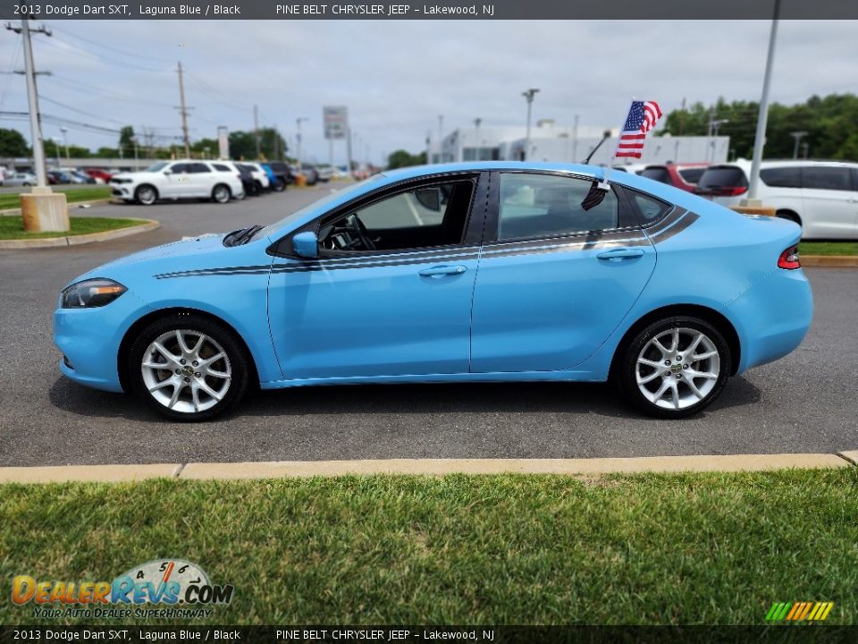 2013 Dodge Dart SXT Laguna Blue / Black Photo #12