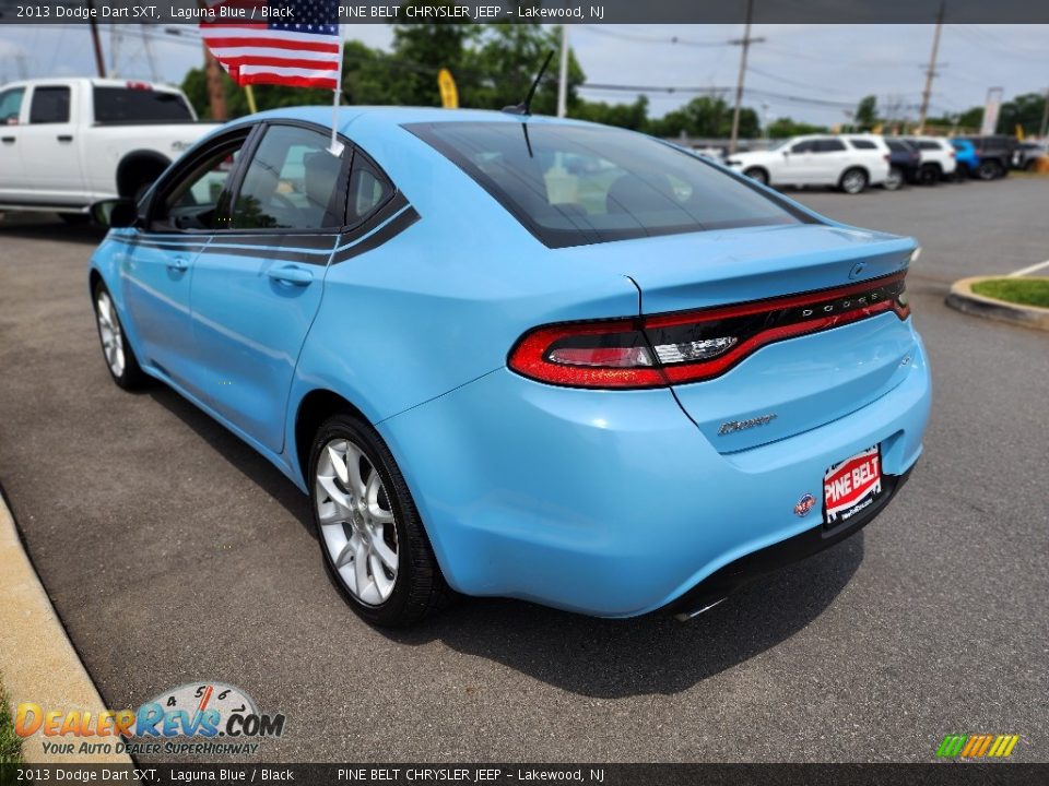 2013 Dodge Dart SXT Laguna Blue / Black Photo #13