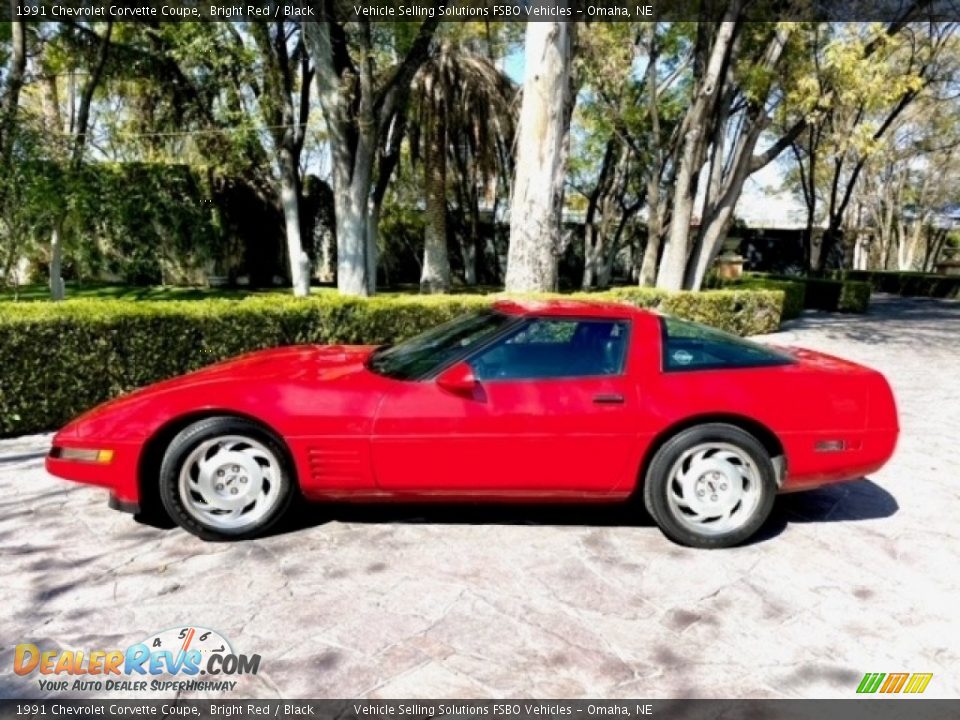Bright Red 1991 Chevrolet Corvette Coupe Photo #15