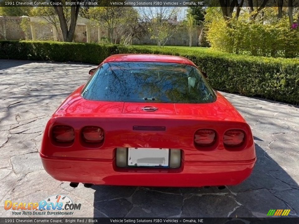 1991 Chevrolet Corvette Coupe Bright Red / Black Photo #16
