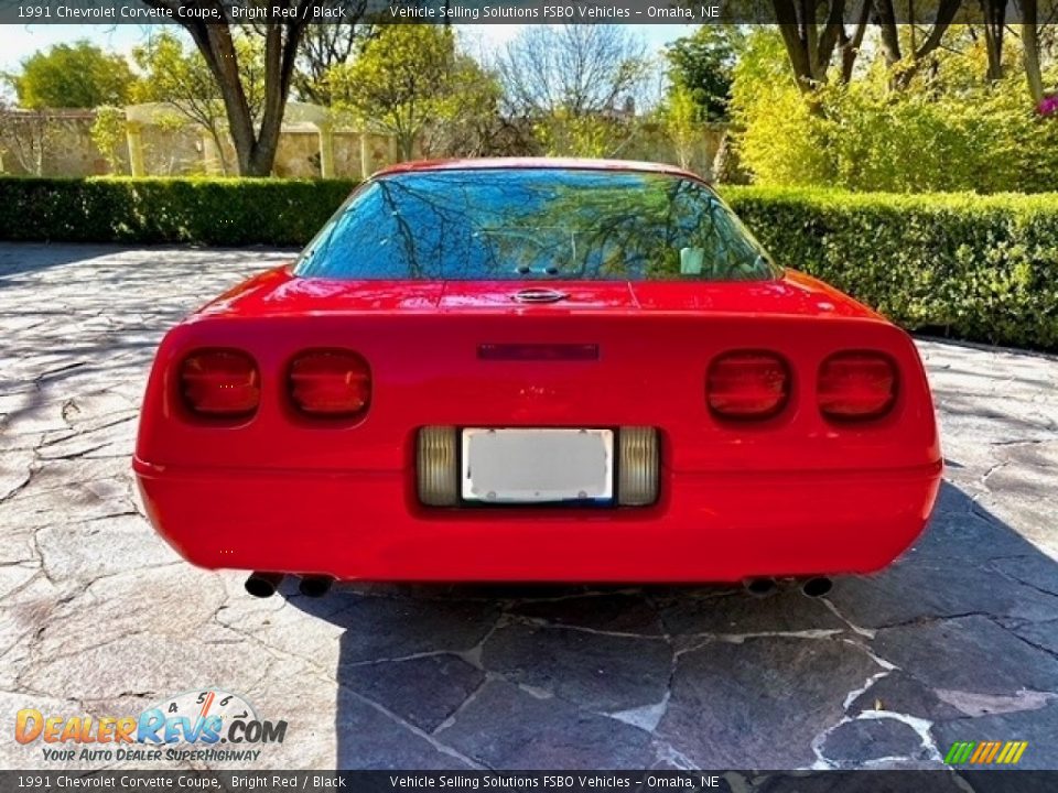 1991 Chevrolet Corvette Coupe Bright Red / Black Photo #18