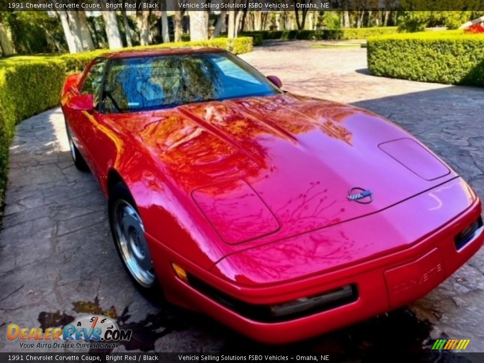 1991 Chevrolet Corvette Coupe Bright Red / Black Photo #19