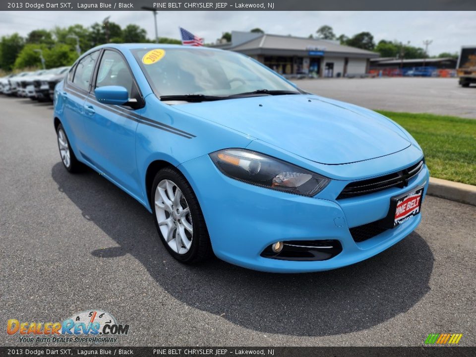 2013 Dodge Dart SXT Laguna Blue / Black Photo #18