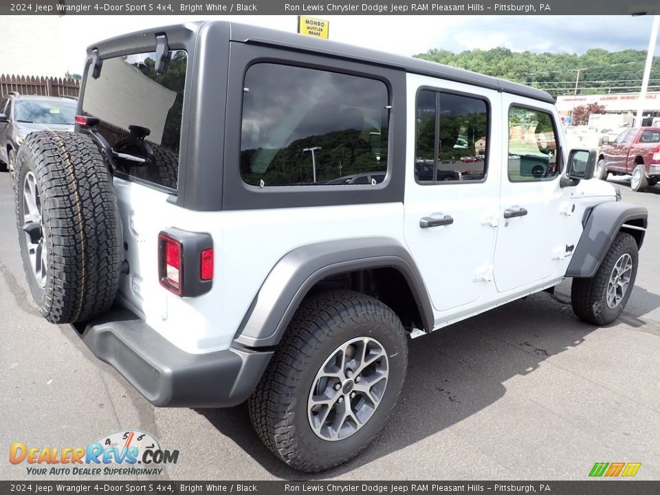 2024 Jeep Wrangler 4-Door Sport S 4x4 Bright White / Black Photo #6