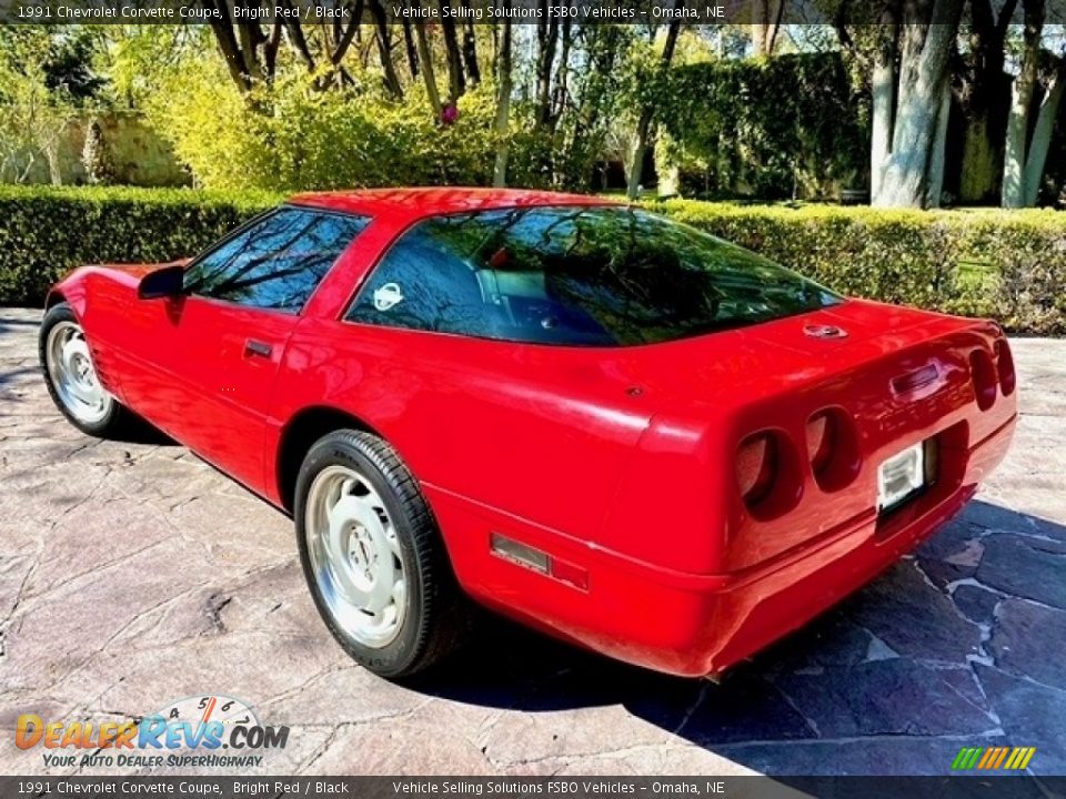 1991 Chevrolet Corvette Coupe Bright Red / Black Photo #20