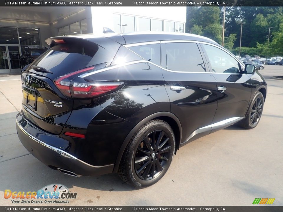 2019 Nissan Murano Platinum AWD Magnetic Black Pearl / Graphite Photo #2