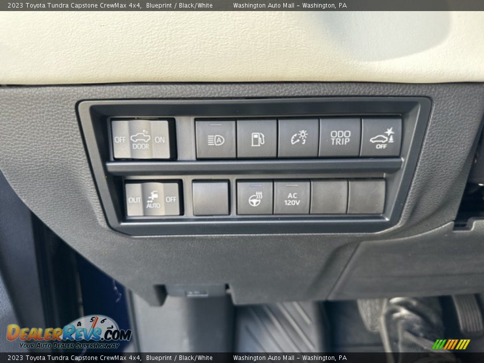 Controls of 2023 Toyota Tundra Capstone CrewMax 4x4 Photo #16