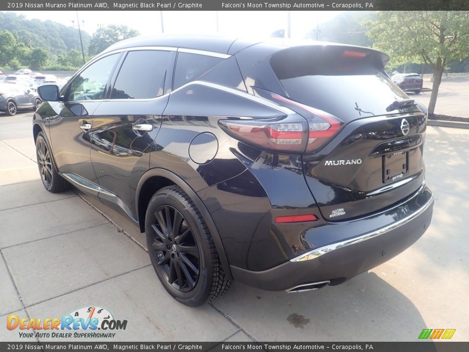 2019 Nissan Murano Platinum AWD Magnetic Black Pearl / Graphite Photo #5