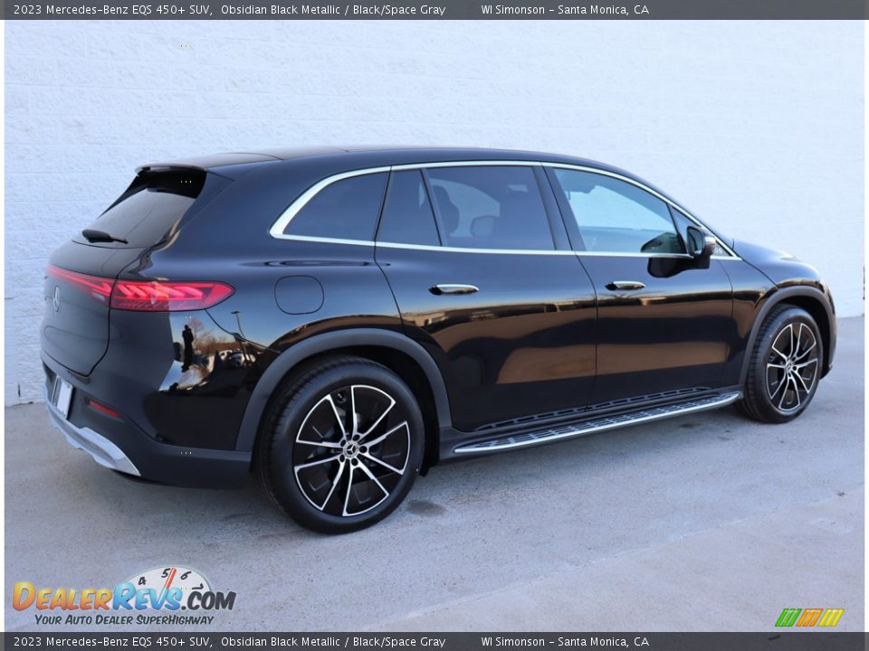 2023 Mercedes-Benz EQS 450+ SUV Obsidian Black Metallic / Black/Space Gray Photo #5