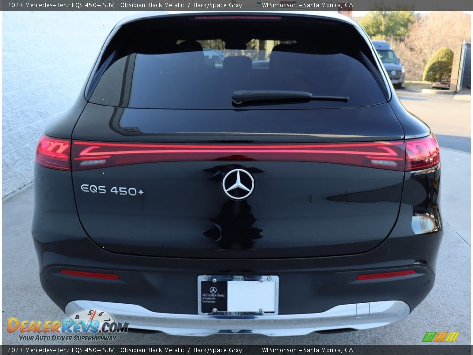 2023 Mercedes-Benz EQS 450+ SUV Obsidian Black Metallic / Black/Space Gray Photo #8