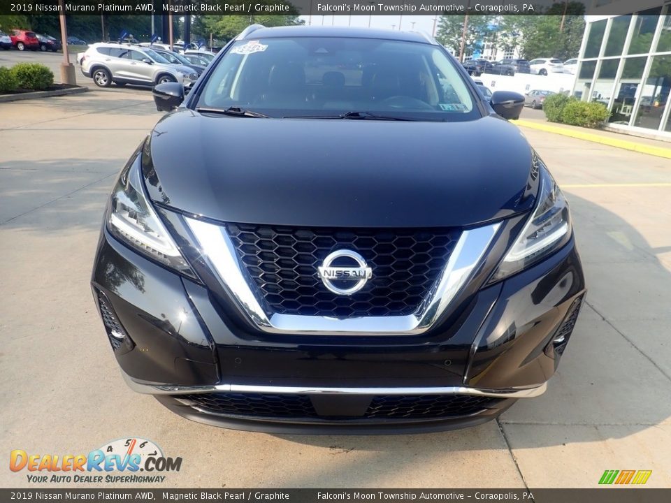 2019 Nissan Murano Platinum AWD Magnetic Black Pearl / Graphite Photo #8