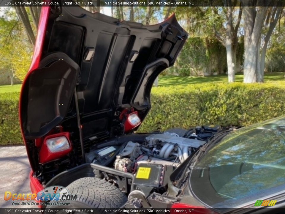 1991 Chevrolet Corvette Coupe Bright Red / Black Photo #27