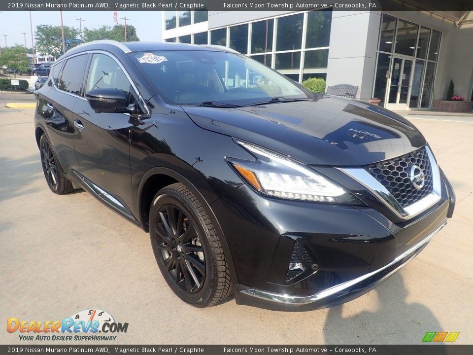 Magnetic Black Pearl 2019 Nissan Murano Platinum AWD Photo #9