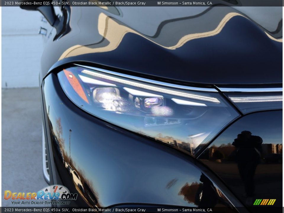 2023 Mercedes-Benz EQS 450+ SUV Obsidian Black Metallic / Black/Space Gray Photo #10