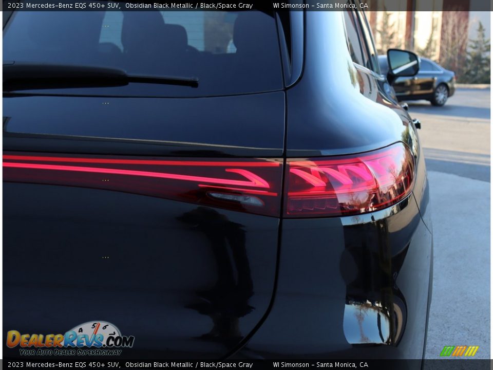 2023 Mercedes-Benz EQS 450+ SUV Obsidian Black Metallic / Black/Space Gray Photo #11