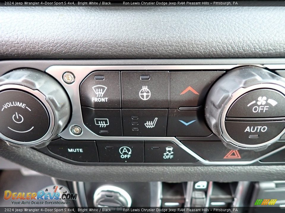 Controls of 2024 Jeep Wrangler 4-Door Sport S 4x4 Photo #16
