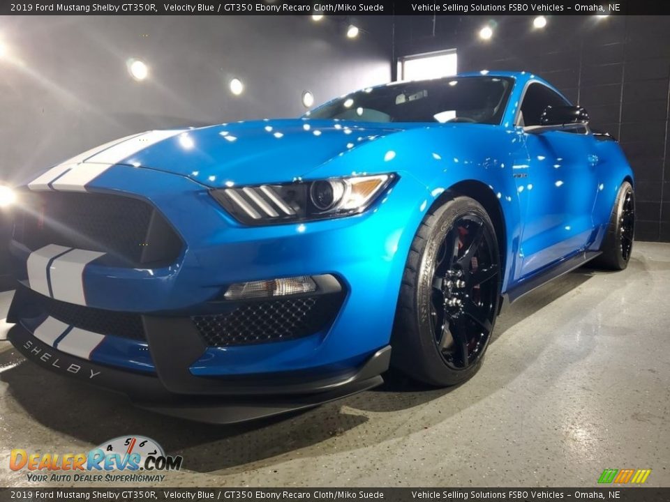 2019 Ford Mustang Shelby GT350R Velocity Blue / GT350 Ebony Recaro Cloth/Miko Suede Photo #5