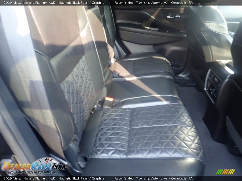 Rear Seat of 2019 Nissan Murano Platinum AWD Photo #17