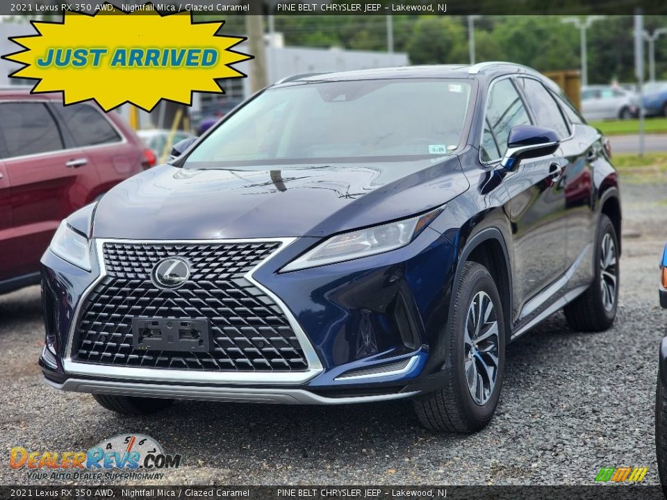 2021 Lexus RX 350 AWD Nightfall Mica / Glazed Caramel Photo #1