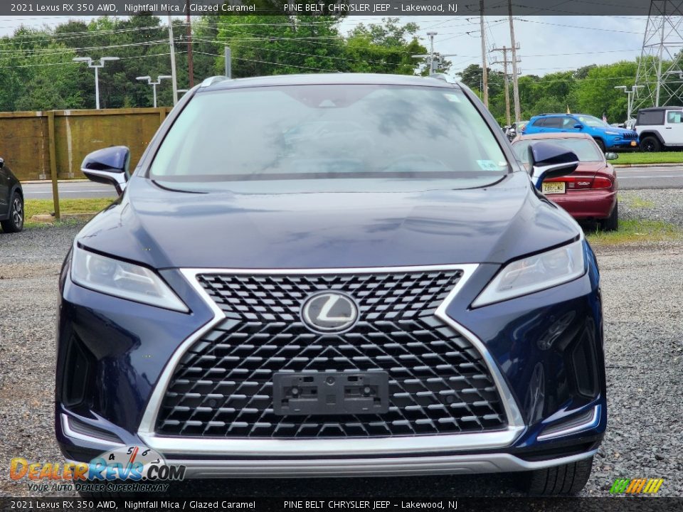 2021 Lexus RX 350 AWD Nightfall Mica / Glazed Caramel Photo #2