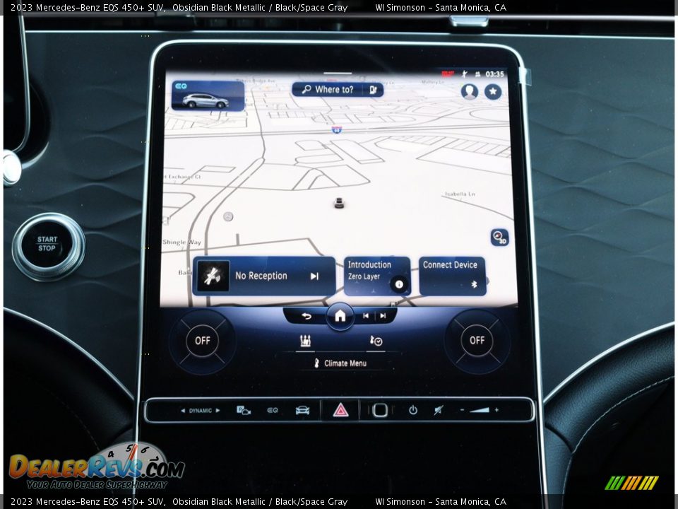 Navigation of 2023 Mercedes-Benz EQS 450+ SUV Photo #21