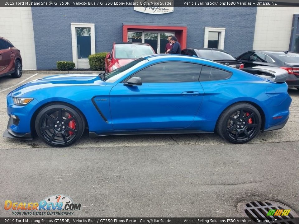 Velocity Blue 2019 Ford Mustang Shelby GT350R Photo #11