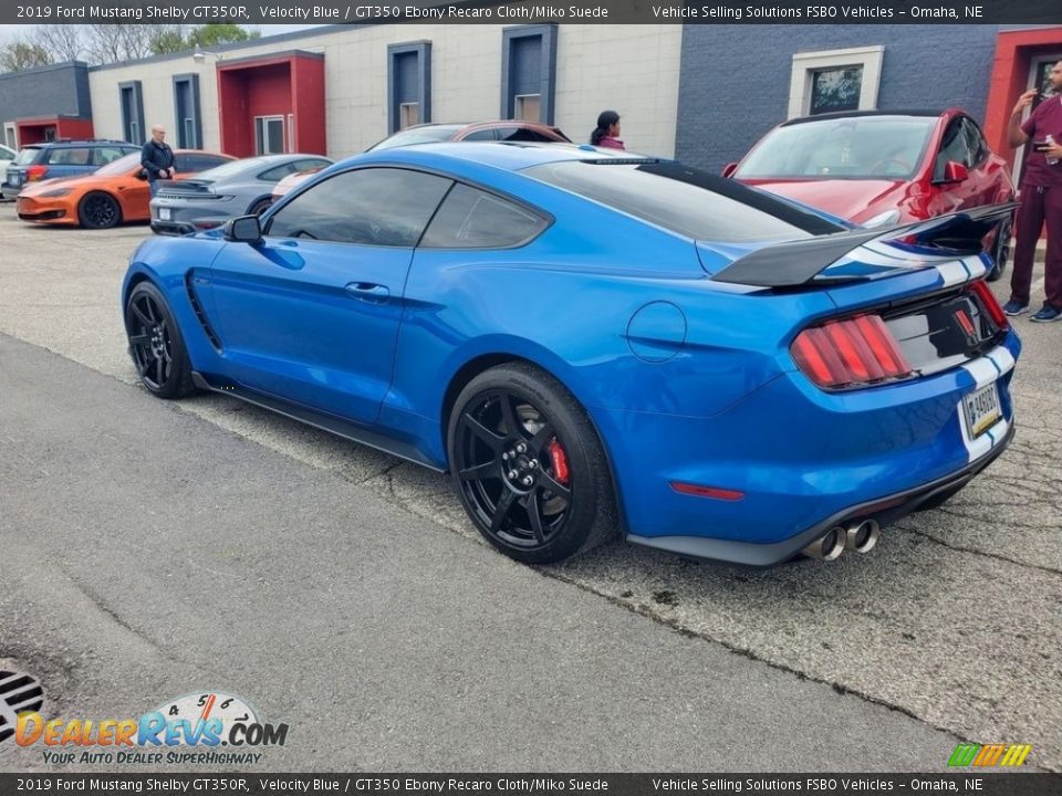 2019 Ford Mustang Shelby GT350R Velocity Blue / GT350 Ebony Recaro Cloth/Miko Suede Photo #12