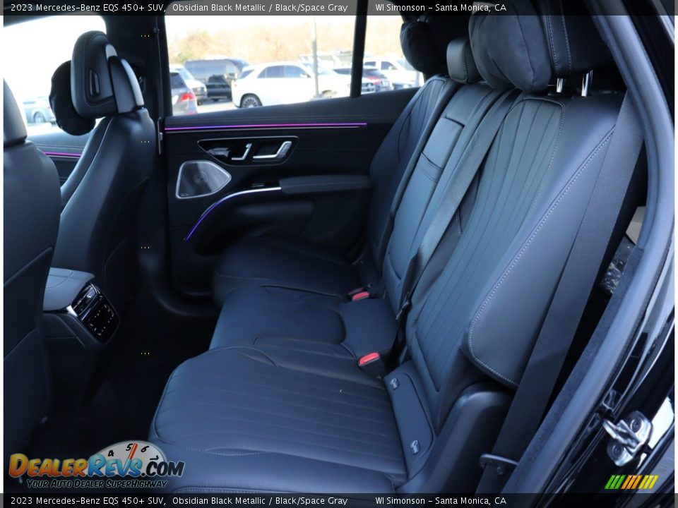 Rear Seat of 2023 Mercedes-Benz EQS 450+ SUV Photo #23